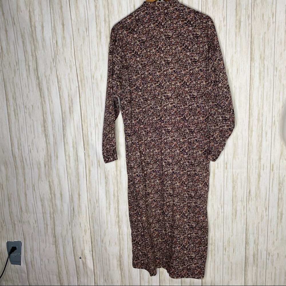 Vintage Confetti print Button front day dress - Picture 8 of 16